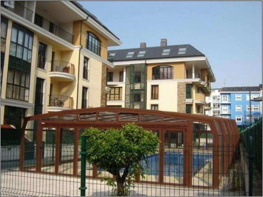 Duplex Con Terraza Playa A Rapadoira Apartment Foz Luaran gambar